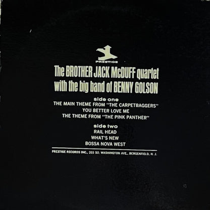 The Brother Jack McDuff Quartet With The Big Band Of Benny Golson : The Dynamic Jack Mc Duff (LP, Album, Mono, Gat)