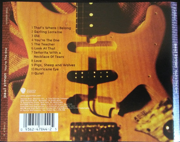 Paul Simon : You're The One (HDCD, Album, wea)