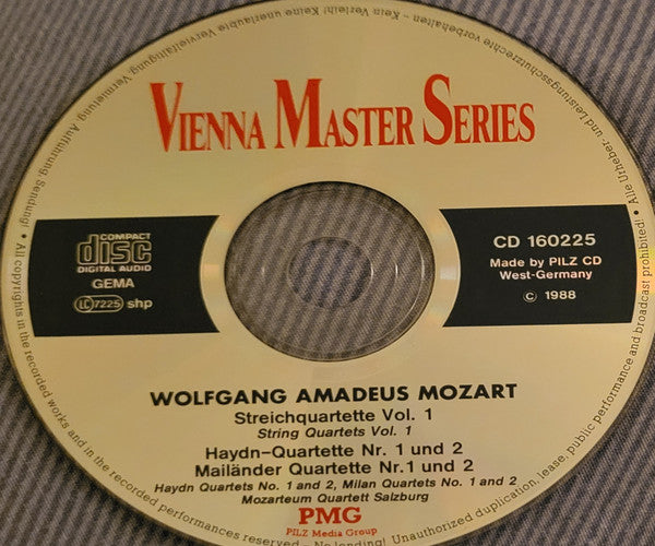 Wolfgang Amadeus Mozart - Mozarteum Quartett Salzburg* : String Quartets Vol. I (CD)