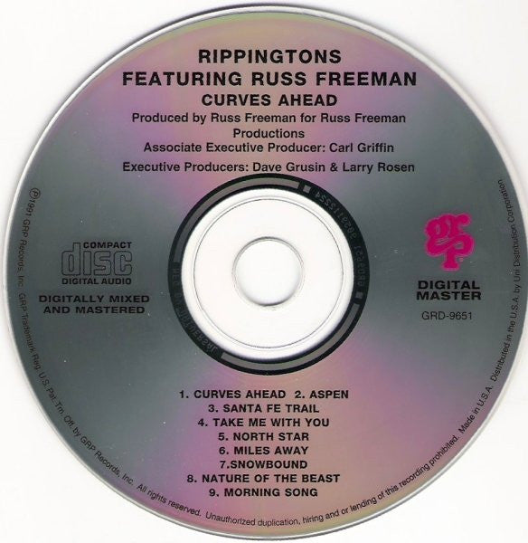 Rippingtons* Featuring Russ Freeman (2) : Curves Ahead (CD)