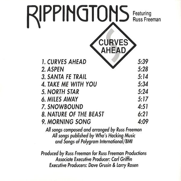 Rippingtons* Featuring Russ Freeman (2) : Curves Ahead (CD)