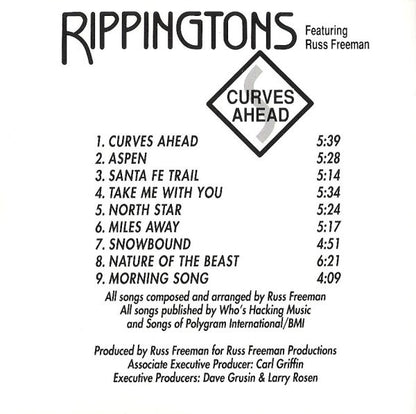 Rippingtons* Featuring Russ Freeman (2) : Curves Ahead (CD)