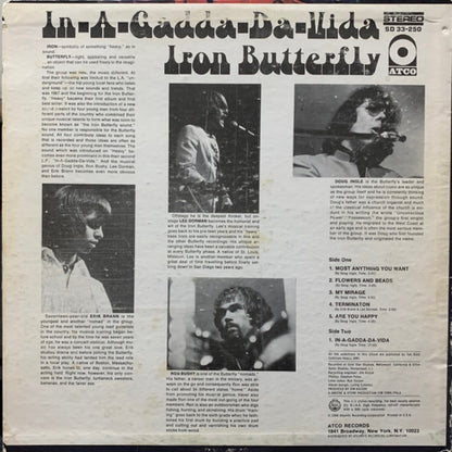 Iron Butterfly : In-A-Gadda-Da-Vida (LP, Album, RP, Pit)
