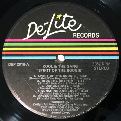 Kool & The Gang : Spirit Of The Boogie (LP, Album, Uni)