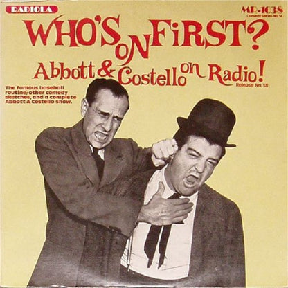 Abbott & Costello : Who's On First? (LP, Comp, Yel)