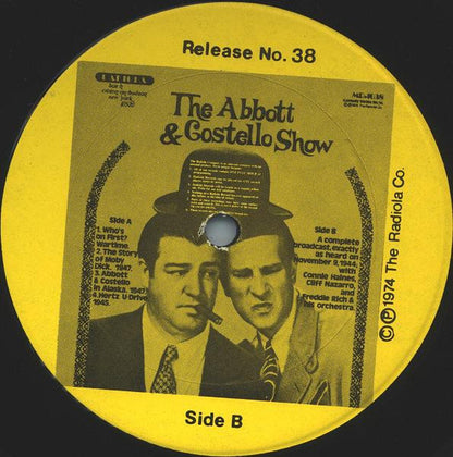 Abbott & Costello : Who's On First? (LP, Comp, Yel)