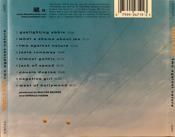 Steely Dan : Two Against Nature (CD, Album)