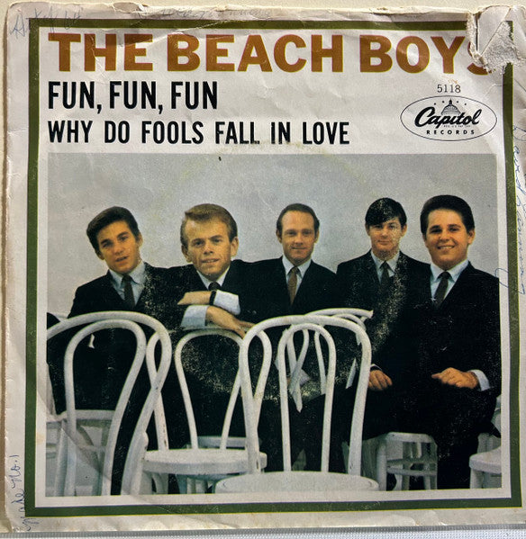 The Beach Boys : Fun, Fun, Fun (7", Single, Scr)