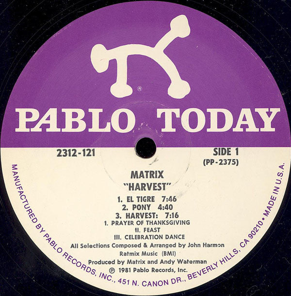 Matrix (26) : Harvest (LP, Album)