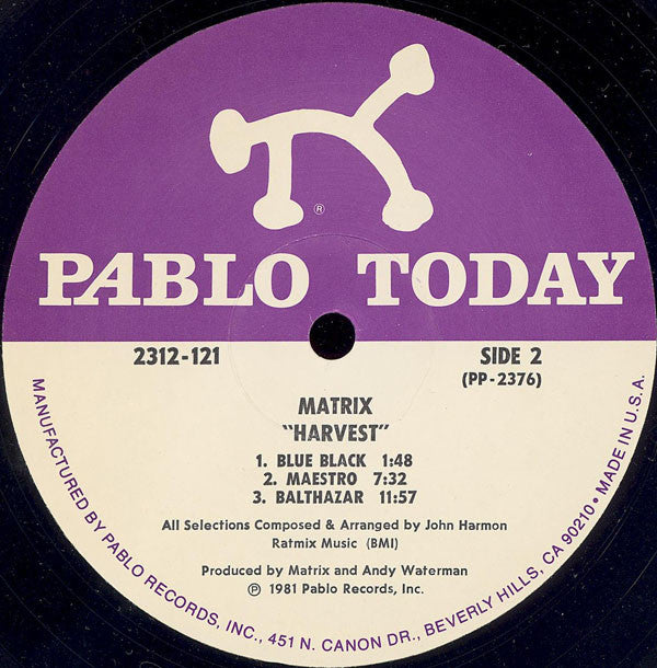 Matrix (26) : Harvest (LP, Album)