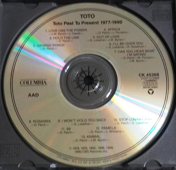 Toto : Past To Present 1977-1990 (CD, Comp, RE, SDM)