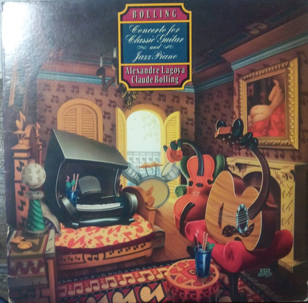 Claude Bolling, Alexandre Lagoya : Bolling: Concerto For Classic Guitar And Jazz Piano (LP, Album)
