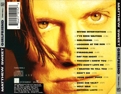 Matthew Sweet : Girlfriend (CD, Album)