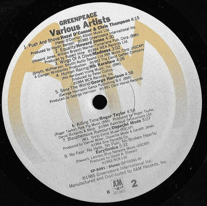 Various : Greenpeace (LP, Comp, B -)