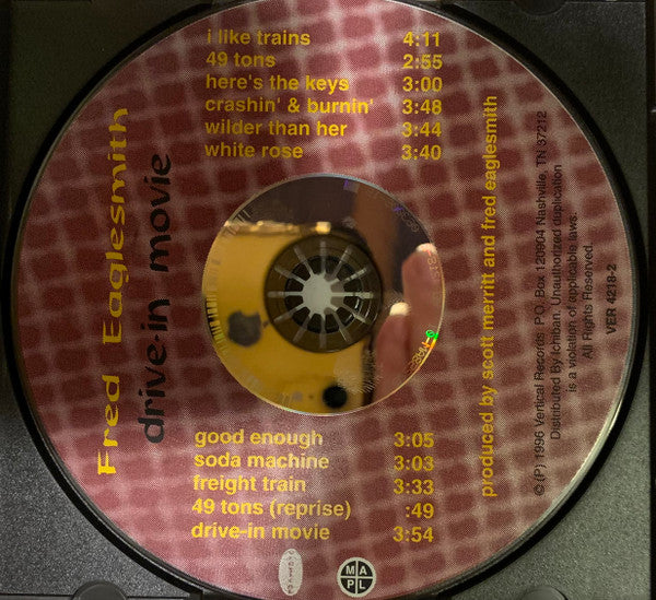 Fred Eaglesmith : Drive-in Movie (CD, Album, RE)