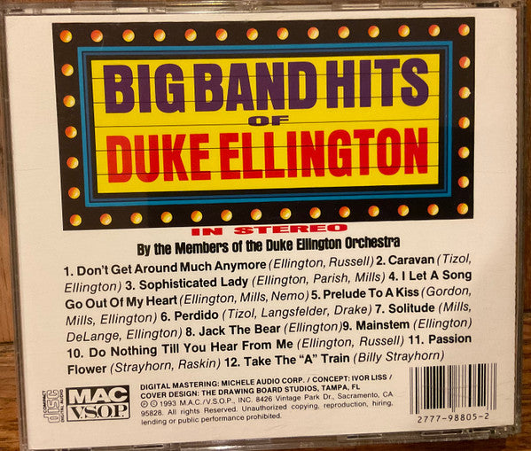 Duke Ellington : Big Band Hits Of Duke Ellington (CD, Album, Comp)