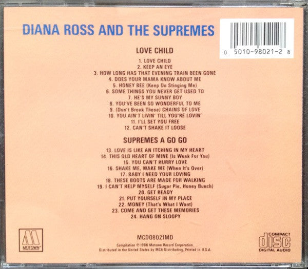 Diana Ross And The Supremes* : Love Child / Supremes A Go Go (CD, Comp, RM)
