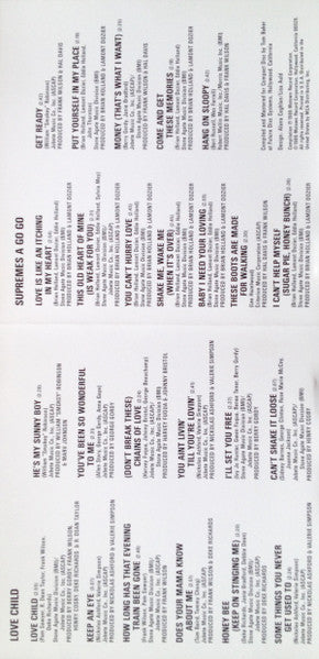 Diana Ross And The Supremes* : Love Child / Supremes A Go Go (CD, Comp, RM)