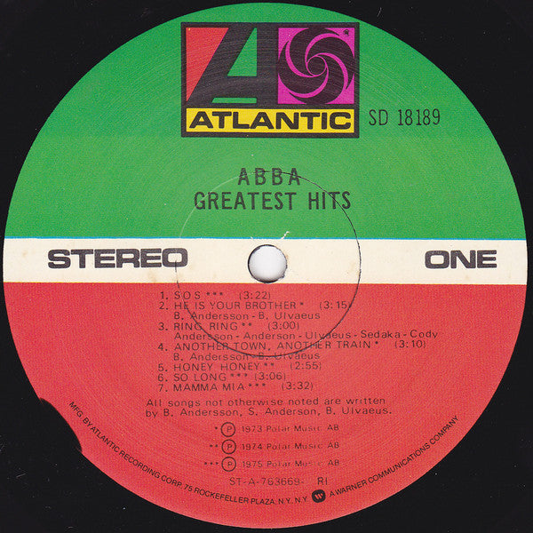 ABBA : Greatest Hits (LP, Comp, Rl,)
