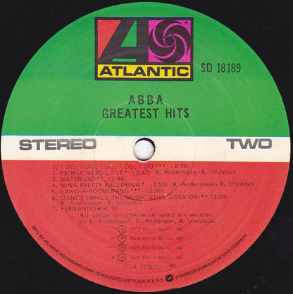 ABBA : Greatest Hits (LP, Comp, Rl,)