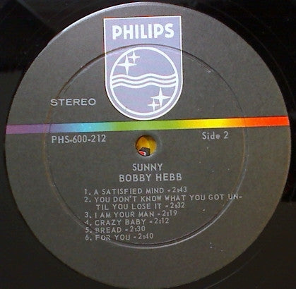 Bobby Hebb : Sunny By Bobby Hebb (LP, Album)