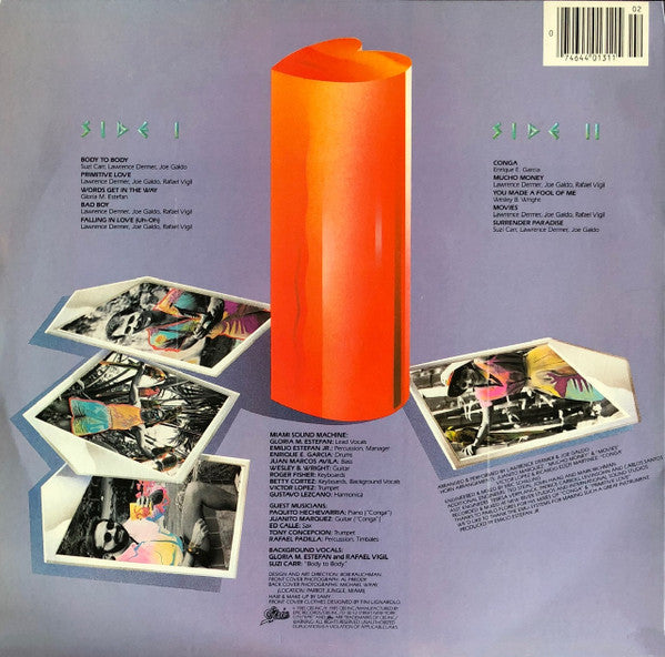 Buy Miami Sound Machine : Primitive Love (LP, Album, Car) Online