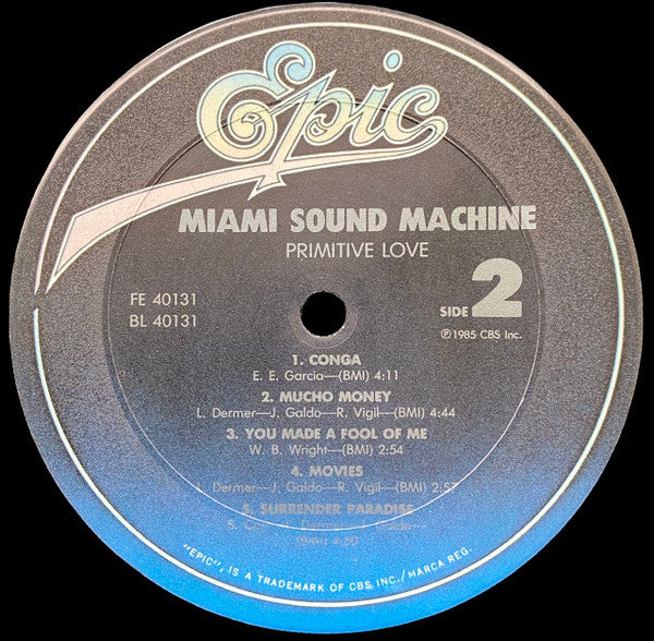 Buy Miami Sound Machine : Primitive Love (LP, Album, Car) Online