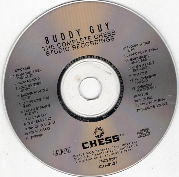 Buddy Guy : The Complete Chess Studio Recordings (2xCD, Comp, Club, RE, CRC)