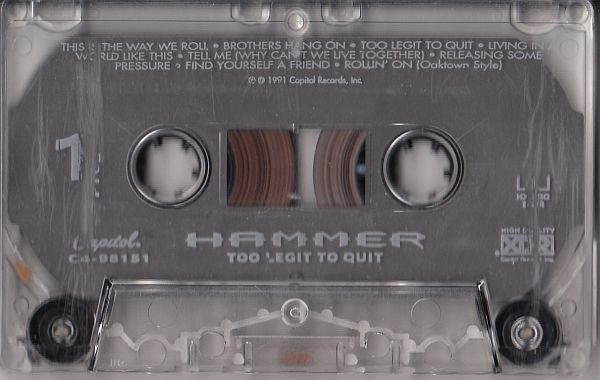 Hammer* : Too Legit To Quit (Cass, Album, Dol)