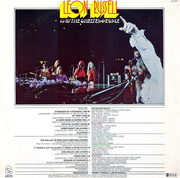 Leon Russell : Leon Russell And The Shelter People (LP, Album, RE)