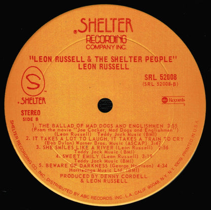 Leon Russell : Leon Russell And The Shelter People (LP, Album, RE)