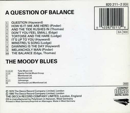 The Moody Blues : A Question Of Balance (CD, Album, RE)