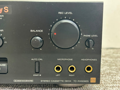 Sony TC-RX606ES Single Cassette Deck * ES Line * Fully Serviced * New Belts * Box