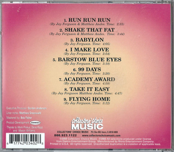 Jo Jo Gunne : Jo Jo Gunne (CD, Album, RE, RP)