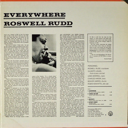 Roswell Rudd : Everywhere (LP, Album, RE, Gat)