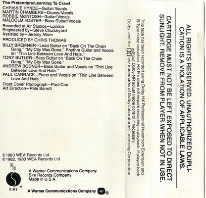 The Pretenders : Learning To Crawl (Cass, Album, Club, CRC)