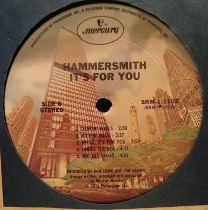 Hammersmith (2) : It's For You (LP, Album)