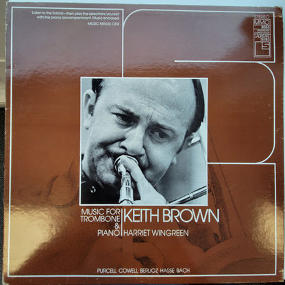 Jay Friedman, Harriet Wingreen : Music For Trombone & Piano (12")