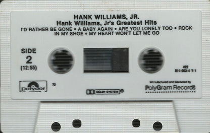 Hank Williams Jr* : Hank Williams Jr Greatest Hits (Cass, Comp, Dol)