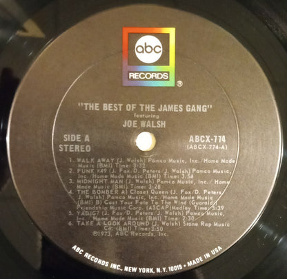 James Gang Featuring Joe Walsh : The Best Of James Gang Featuring Joe Walsh (LP, Comp)