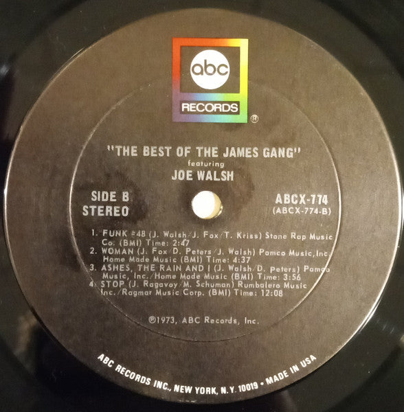 James Gang Featuring Joe Walsh : The Best Of James Gang Featuring Joe Walsh (LP, Comp)