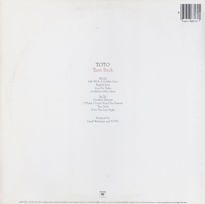 Toto : Turn Back (LP, Album, CTH)