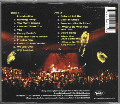 Maze Featuring Frankie Beverly : Live In Los Angeles (2xCD, Album)