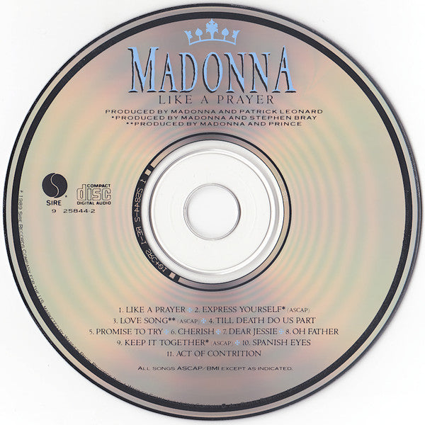 Madonna : Like A Prayer (CD, Album)