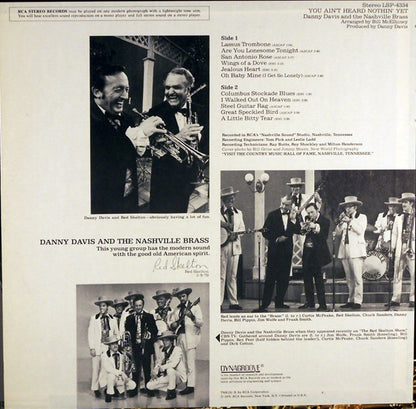 Danny Davis & The Nashville Brass : You Ain't Heard Nothin' Yet (LP, Album)