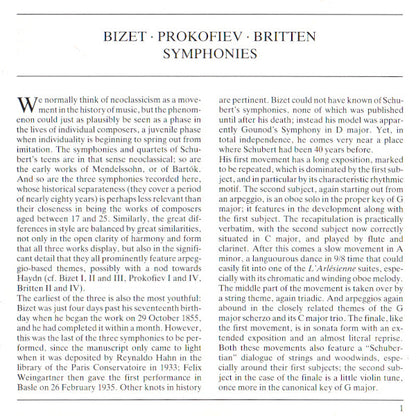 Prokofiev*, Britten*, Bizet* - Orpheus Chamber Orchestra : Classical Symphony - Symphony In C - Simple Symphony (CD, Album)