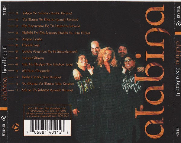Alabina : The Album II (CD, Album)