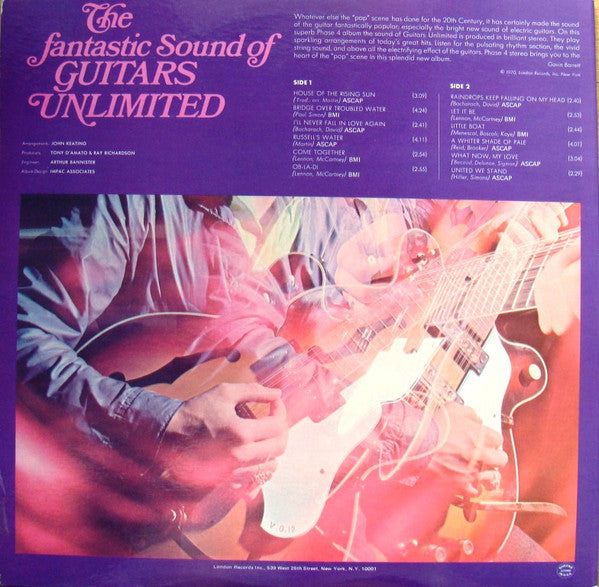 Guitars Unlimited (5) : The Fantastic Sound Of Guitars Unlimited (LP, Album)