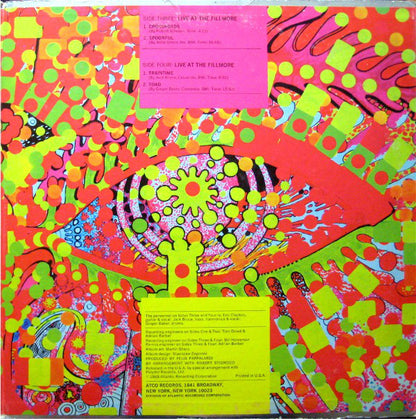 Cream (2) : Wheels Of Fire (2xLP, Album, Mon)