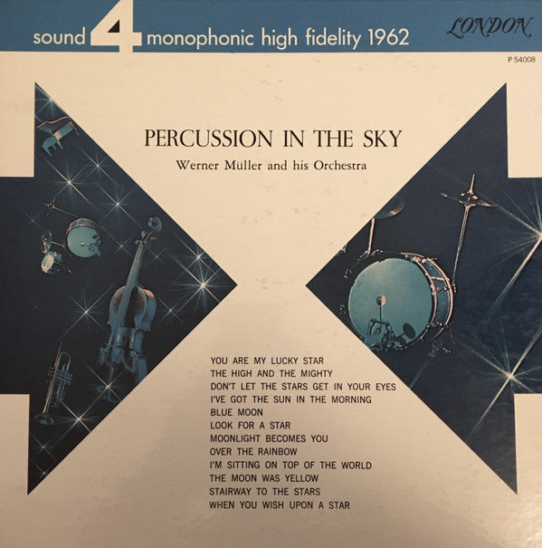 Werner Müller And His Orchestra* : Percussion In The Sky (LP, Album, Mono, Gat)